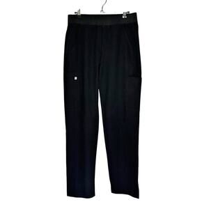 Figs Axim Cargo Scrub Pants Black Men Small